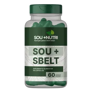 sou +sbelt vitaminas a,c,e,b5,b12 e cromo 60 capsulas